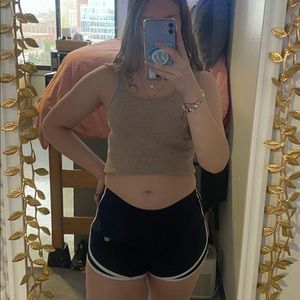 Navy Blue varsity spirit running shorts